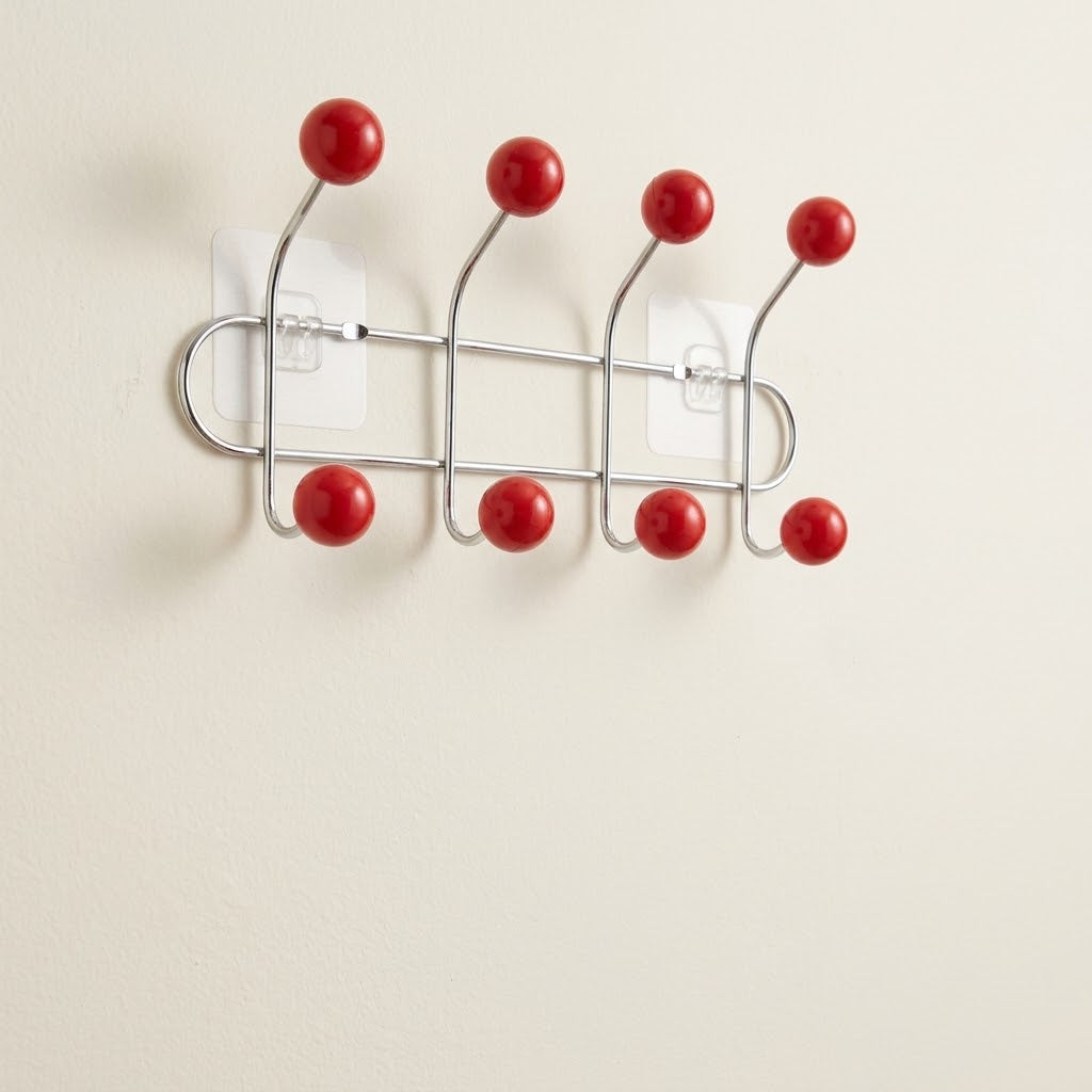 Hoxly Self Adhesive Multi Hook Coat Rack