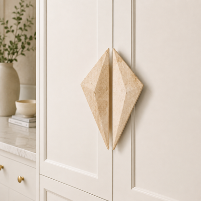 Kizova Natural Marble Cabinet Handles