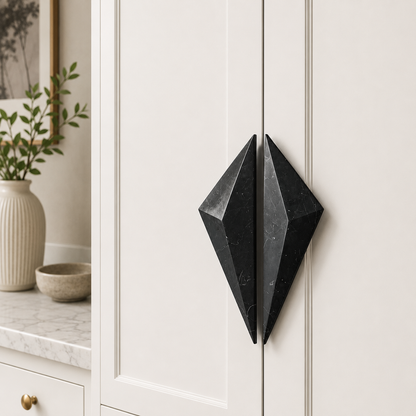 Kizova Natural Marble Cabinet Handles