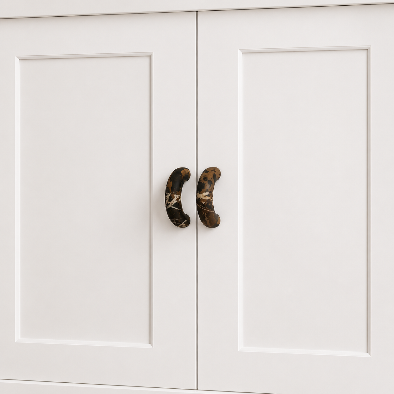 Curvra Wabi Sabi Travertine Cabinet Handles