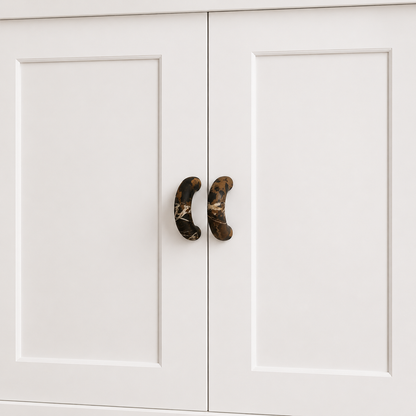 Curvra Wabi Sabi Travertine Cabinet Handles