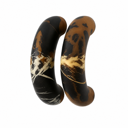 Curvra Wabi Sabi Travertine Cabinet Handles