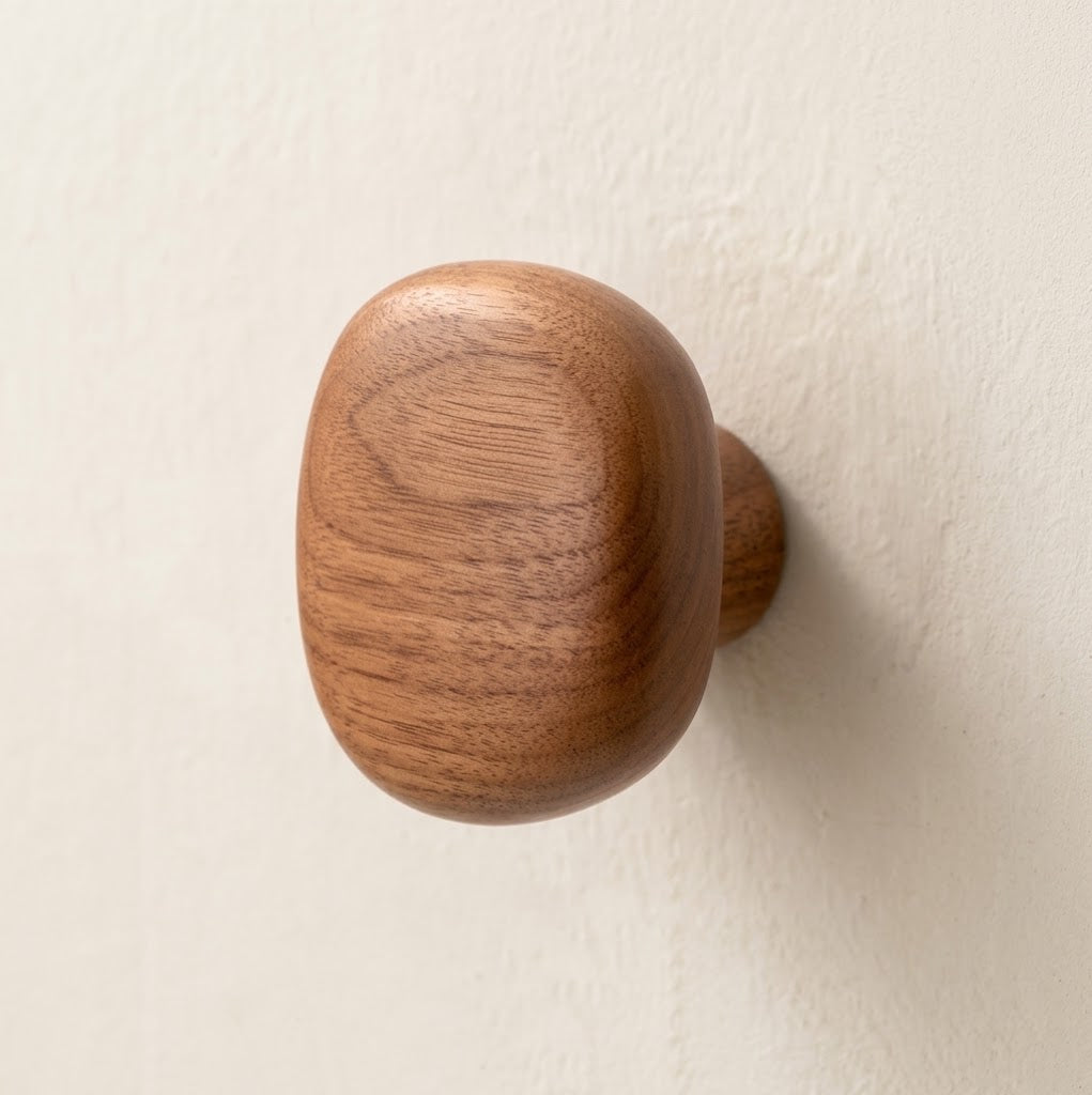 Zorvun Scandi Solid Wood Wall Hook
