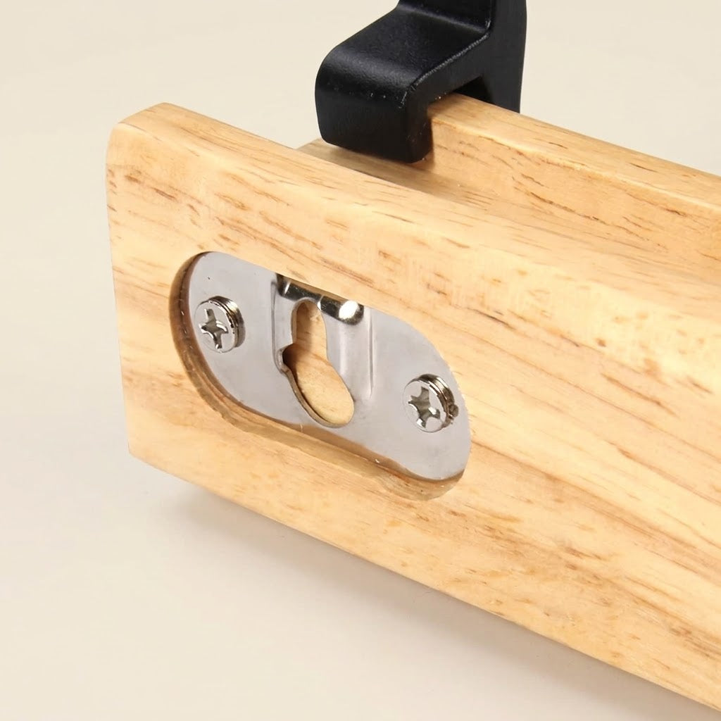Varkr Moveable Wooden Coat Hook Rail