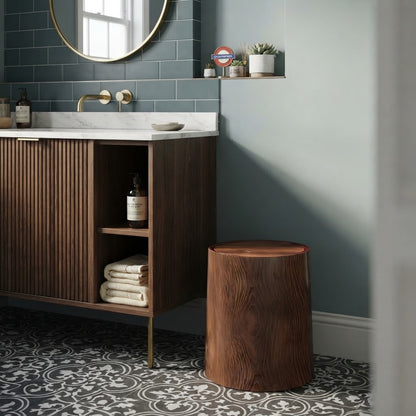 Tarn 15L Wood Effect Swing Lid Bin