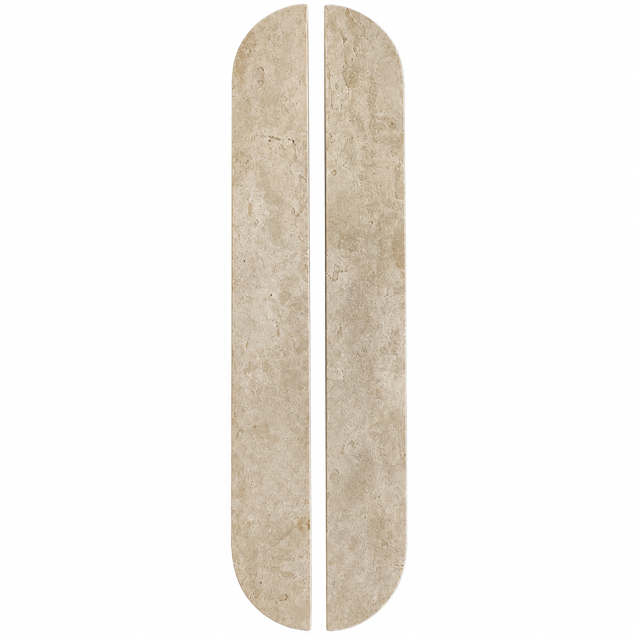 Orbira Natural Travertine Stone Cabinet Handles