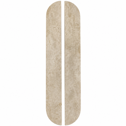 Orbira Natural Travertine Stone Cabinet Handles