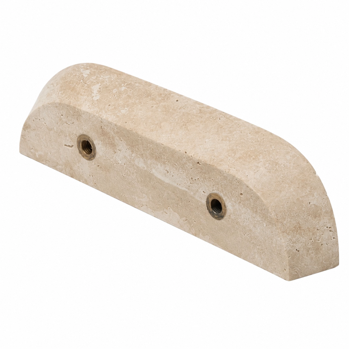 Orbira Natural Travertine Stone Cabinet Handles