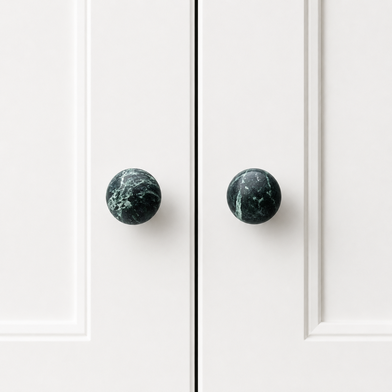 Knobia Round Natural Stone Cabinet Knobs