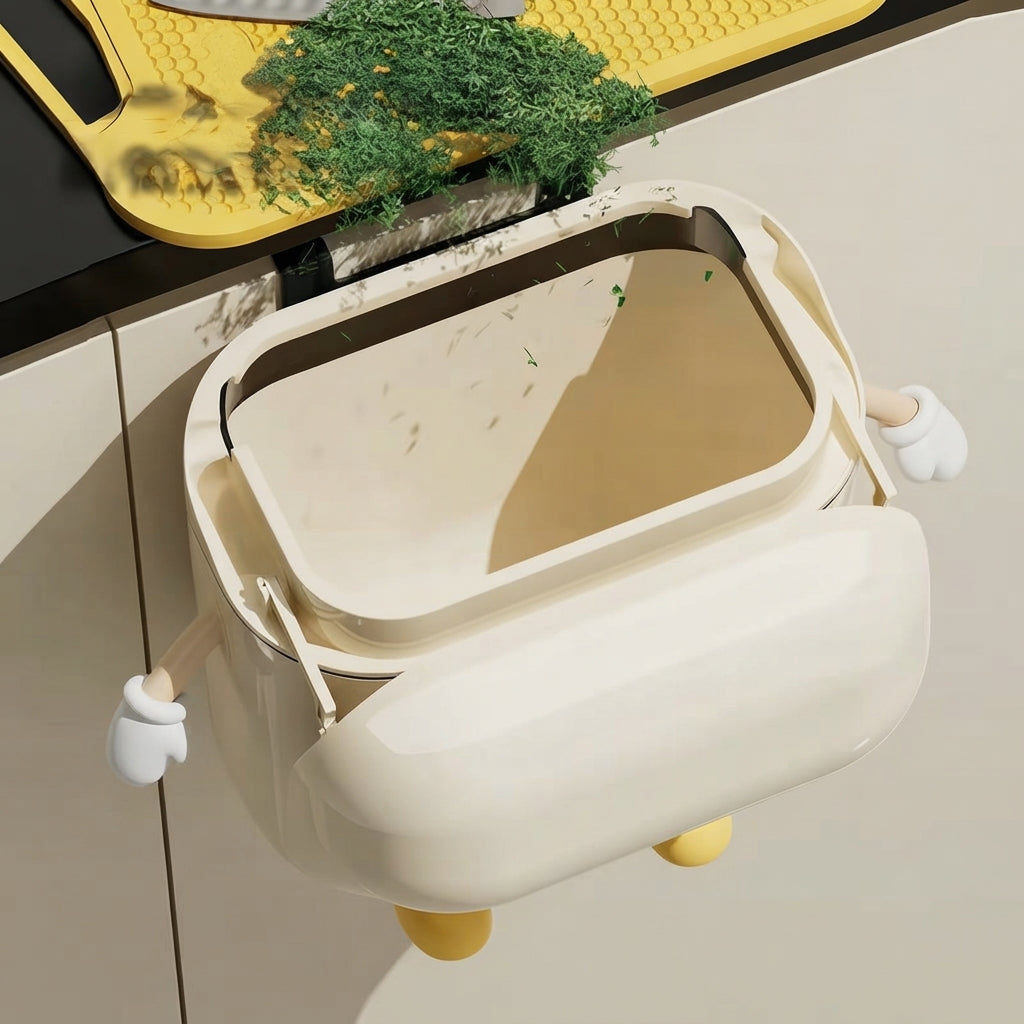Hayle 12L Wall Mounted Rolling Lid Bin