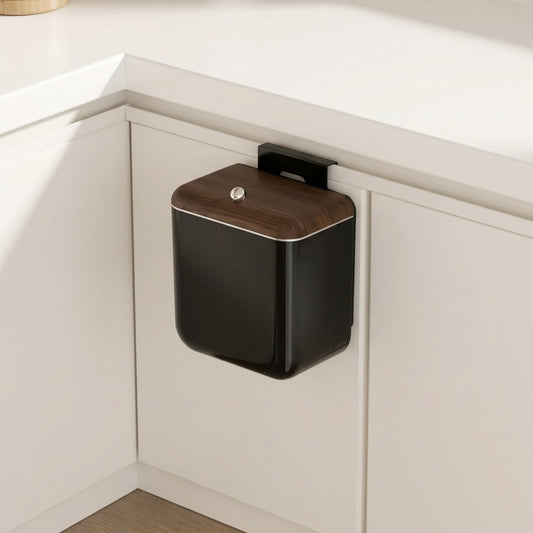Tring Walnut Effect Hanging Cupboard Door Bin