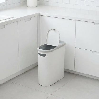 Otley 12L Slim Push Top Bathroom Bin