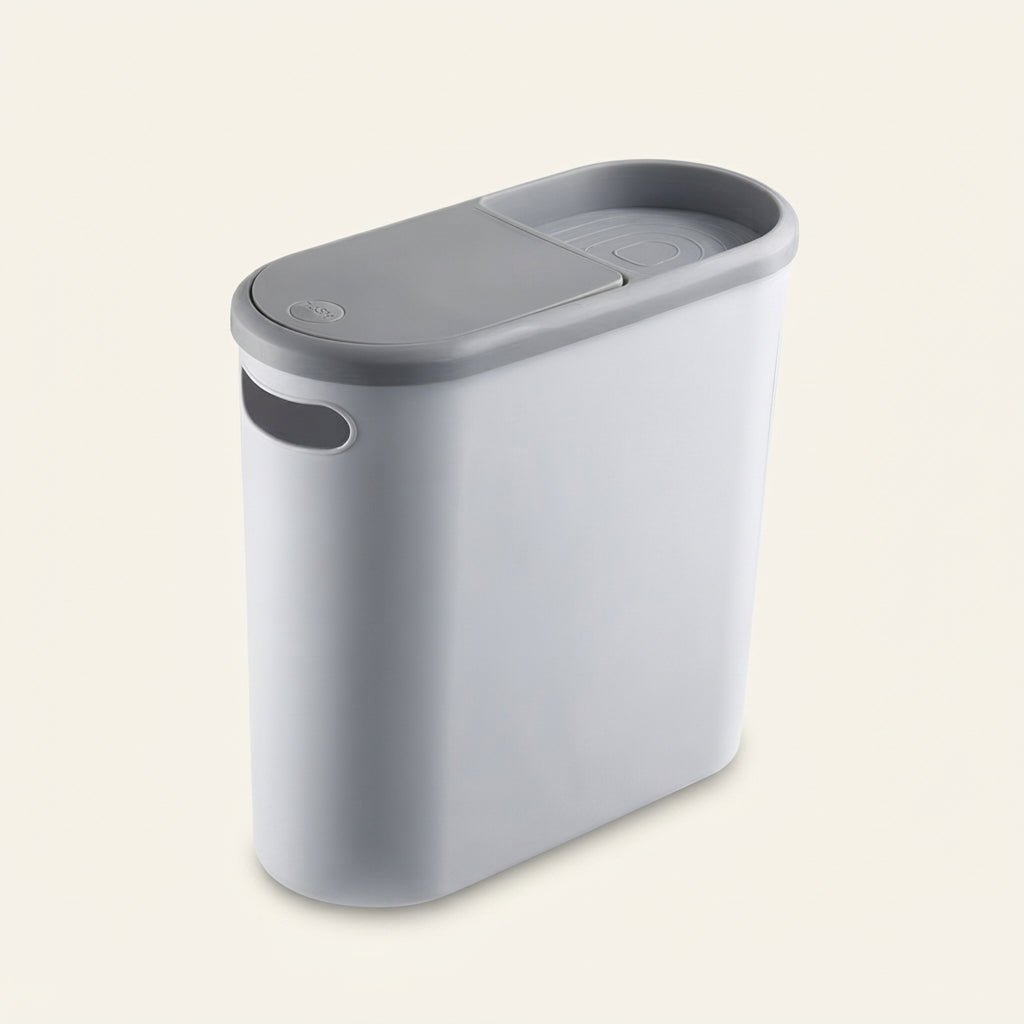 Otley 12L Slim Push Top Bathroom Bin