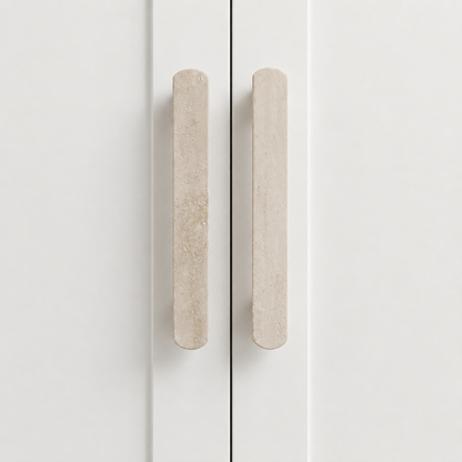 Capsla Travertine Stone Cabinet Handles