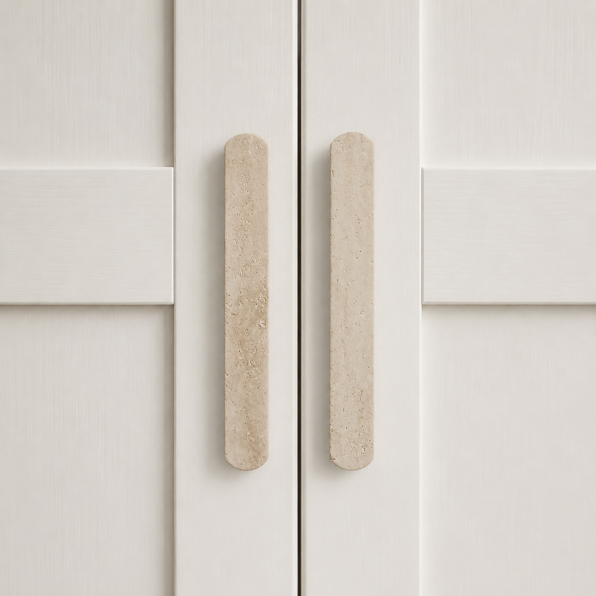 Capsla Travertine Stone Cabinet Handles