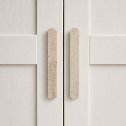 Capsla Travertine Stone Cabinet Handles