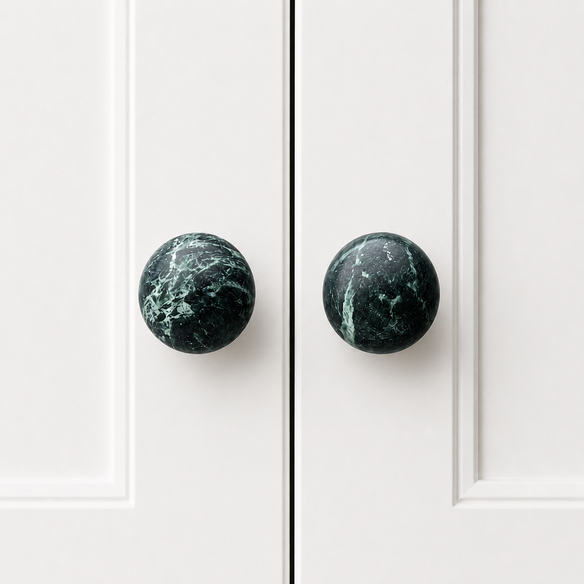Knobia Round Natural Stone Cabinet Knobs