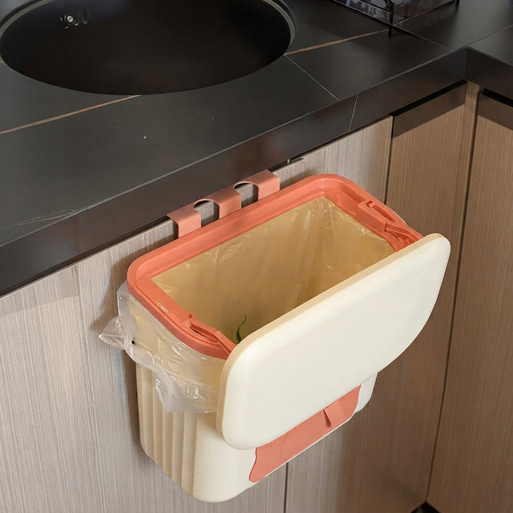 Cley Hanging Kitchen Bin with Bag Storage