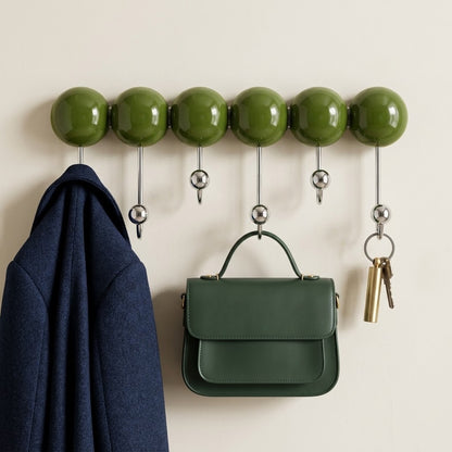 Zireno Mid-Century Suction Cup Coat Rail