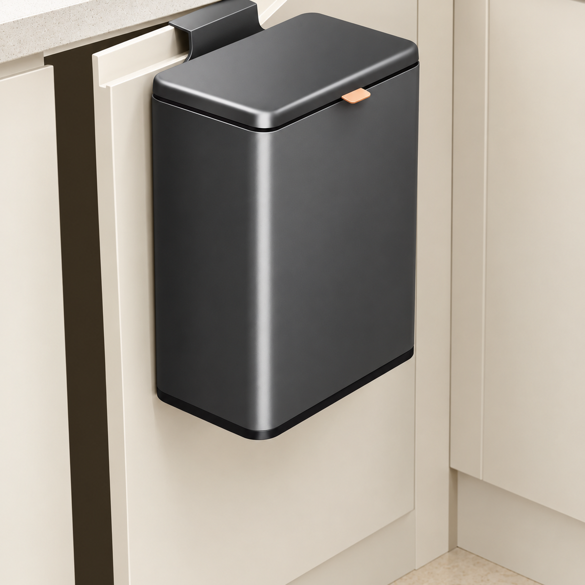 Cheam Stainless Steel Over Cabinet Door Bin