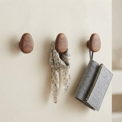 Zorvun Scandi Solid Wood Wall Hook