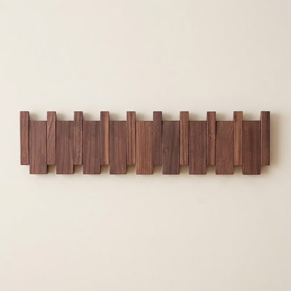 Vornez Solid Wood Flip Down Piano Coat Rack
