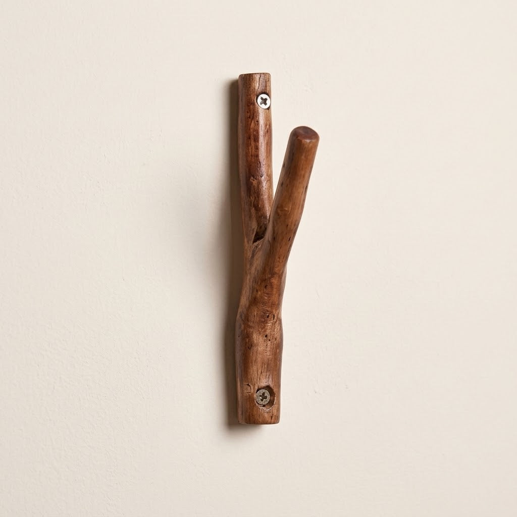 Kulyz Solid Wood Branch Design Wall Hook