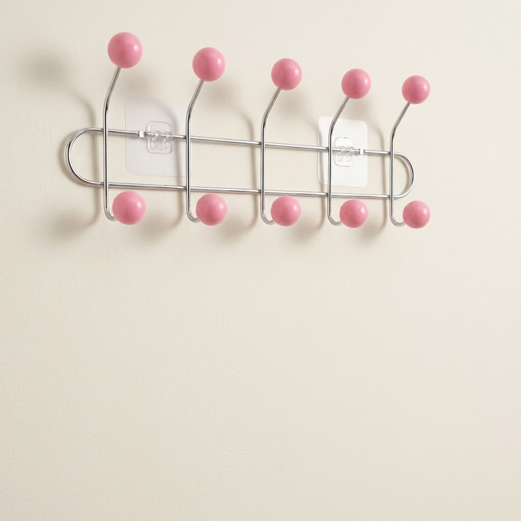 Hoxly Self Adhesive Multi Hook Coat Rack