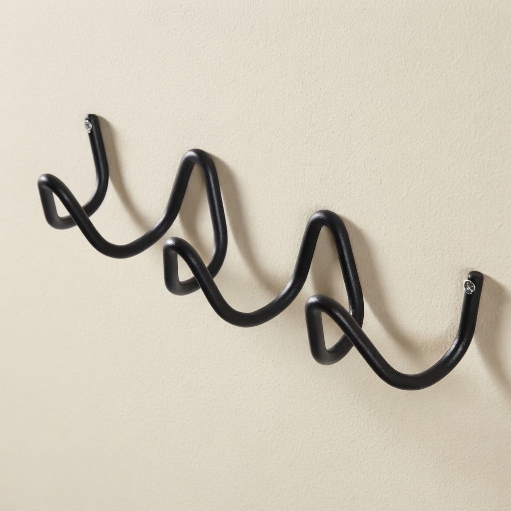 Zenor Metal Modern Wavy Hook Rail