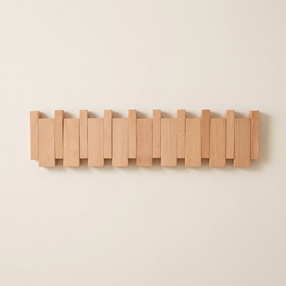 Vornez Solid Wood Flip Down Piano Coat Rack