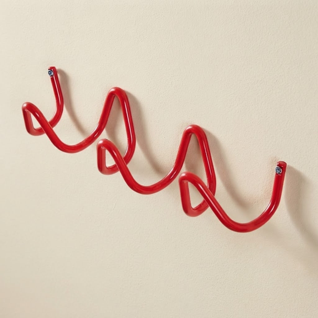 Zenor Metal Modern Wavy Hook Rail