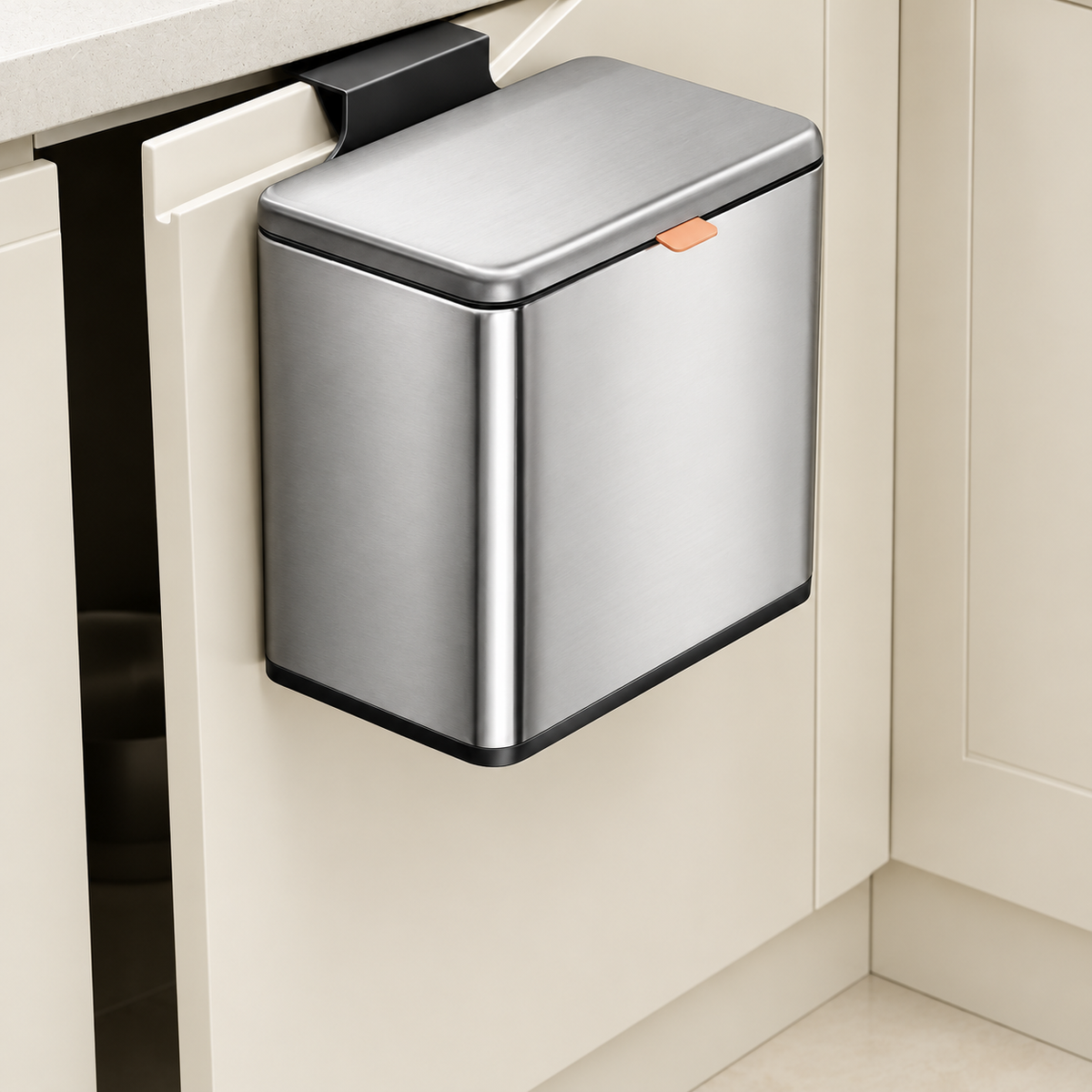 Cheam Stainless Steel Over Cabinet Door Bin