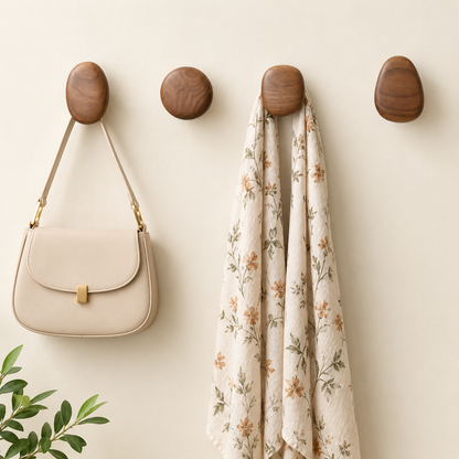 Zorvun Scandi Solid Wood Wall Hook