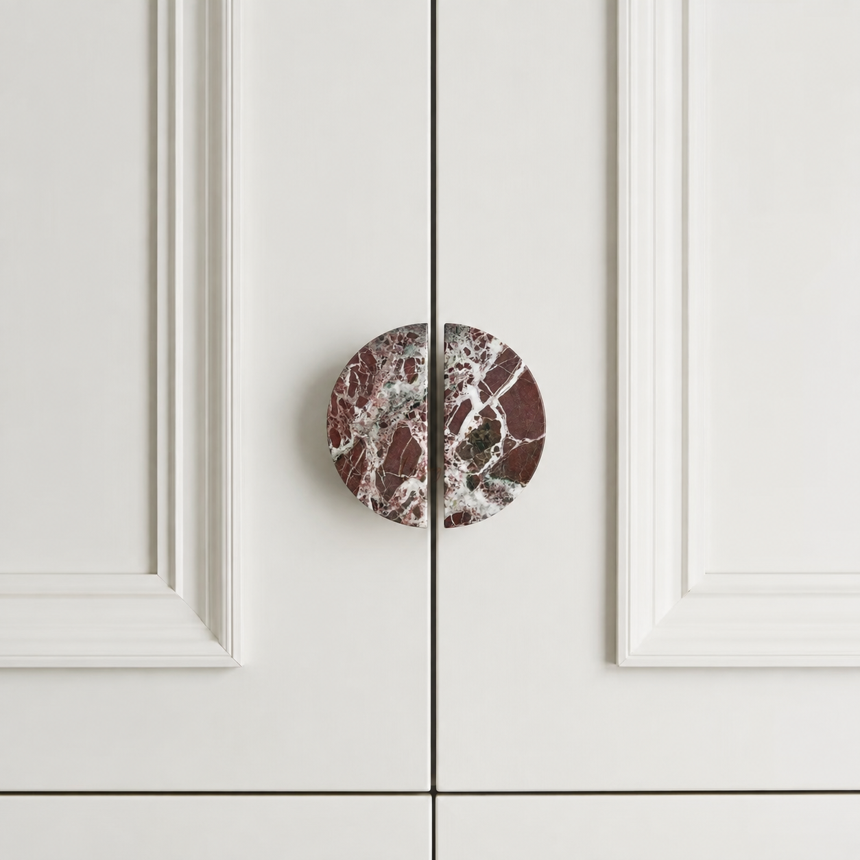 Semura Natural Stone Arc Cabinet Handles