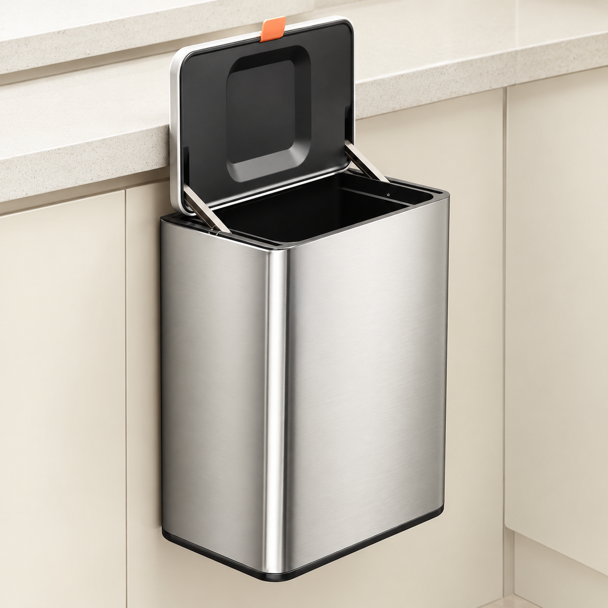 Cheam Stainless Steel Over Cabinet Door Bin