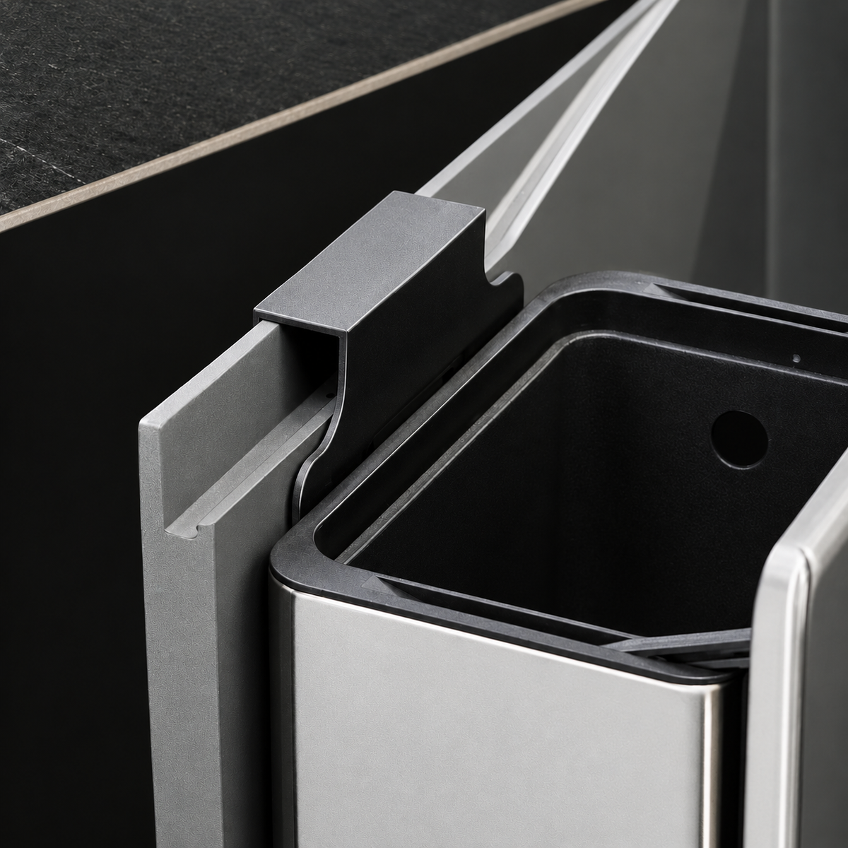 Cheam Stainless Steel Over Cabinet Door Bin