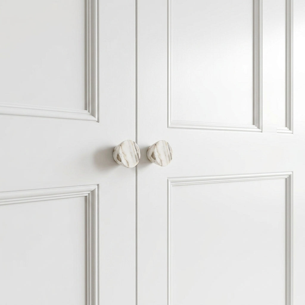 Knova Portoro Marble Modern Cabinet Knobs