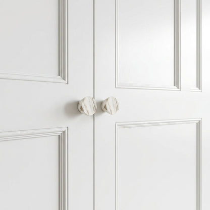 Knova Portoro Marble Modern Cabinet Knobs