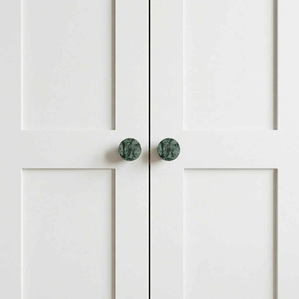 Knova Portoro Marble Modern Cabinet Knobs