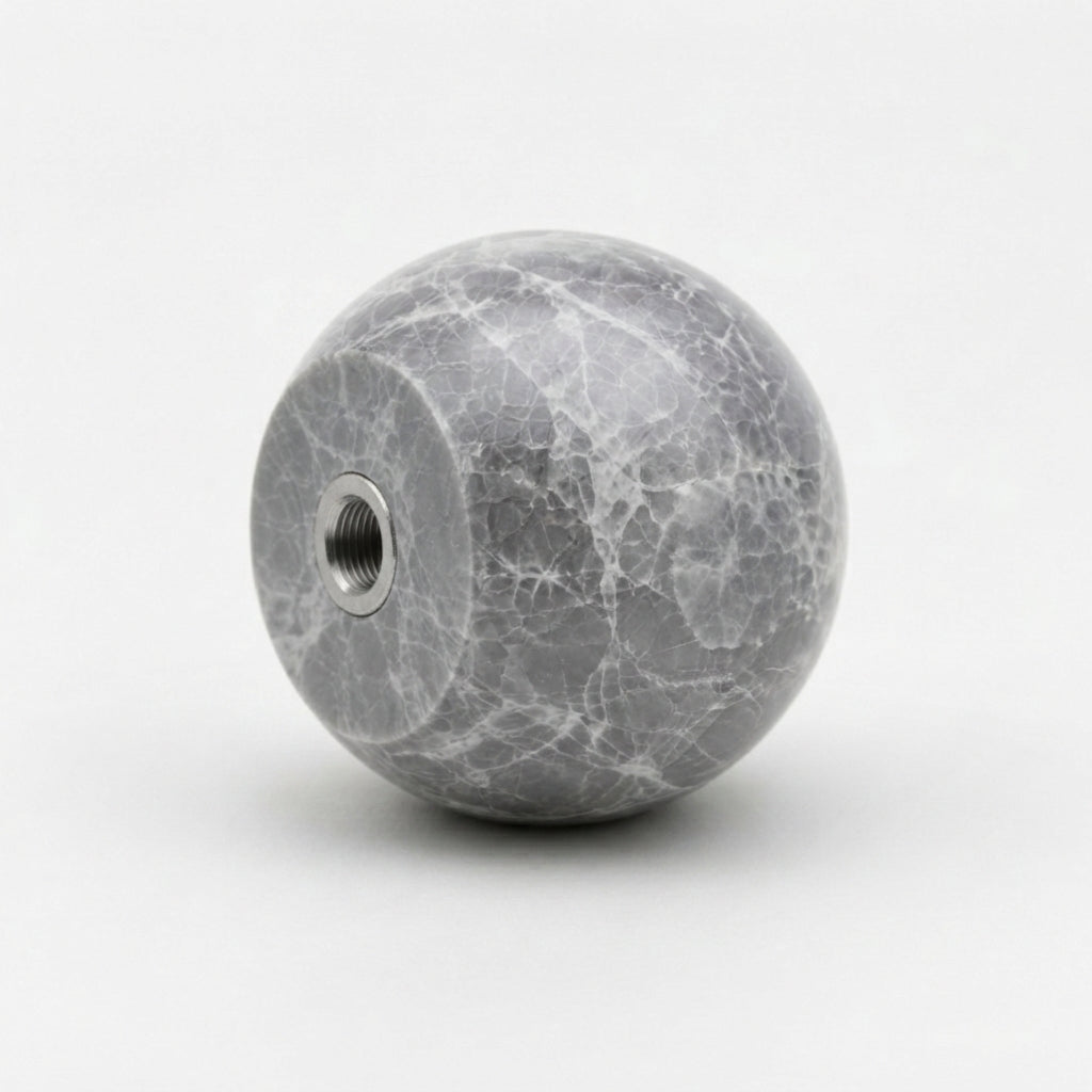 Knobia Round Natural Stone Cabinet Knobs