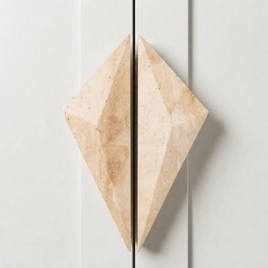 Kizova Natural Marble Cabinet Handles