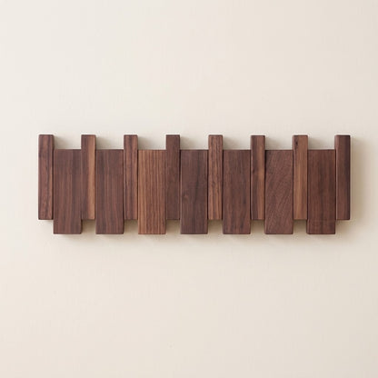 Vornez Solid Wood Flip Down Piano Coat Rack