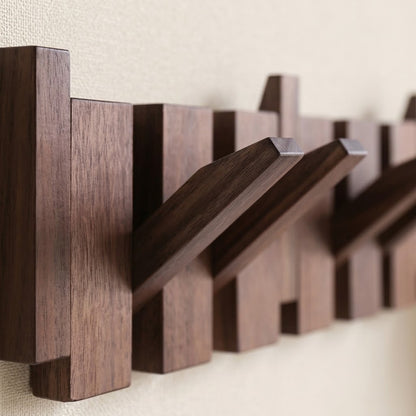 Vornez Solid Wood Flip Down Piano Coat Rack