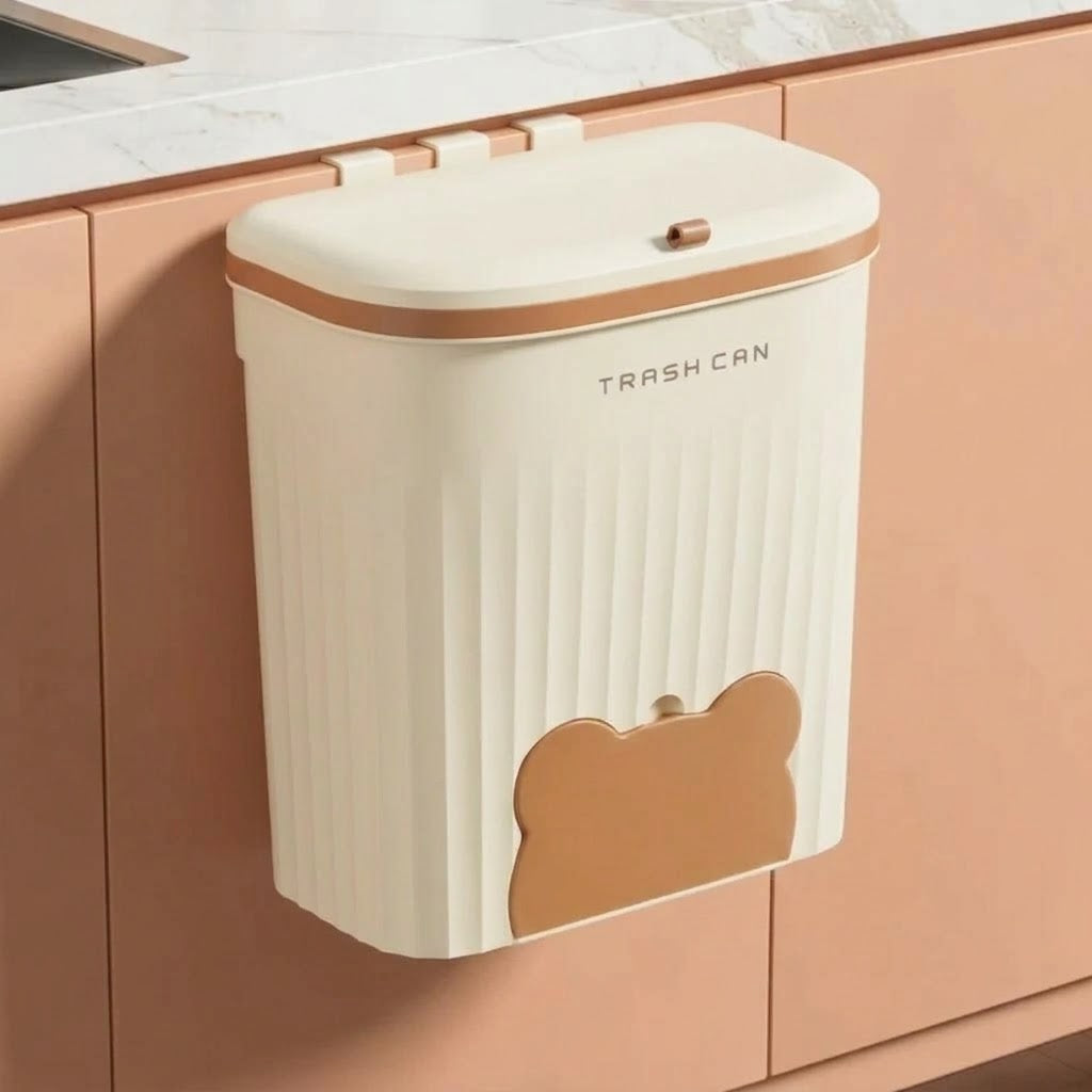 Cley Hanging Kitchen Bin with Bag Storage