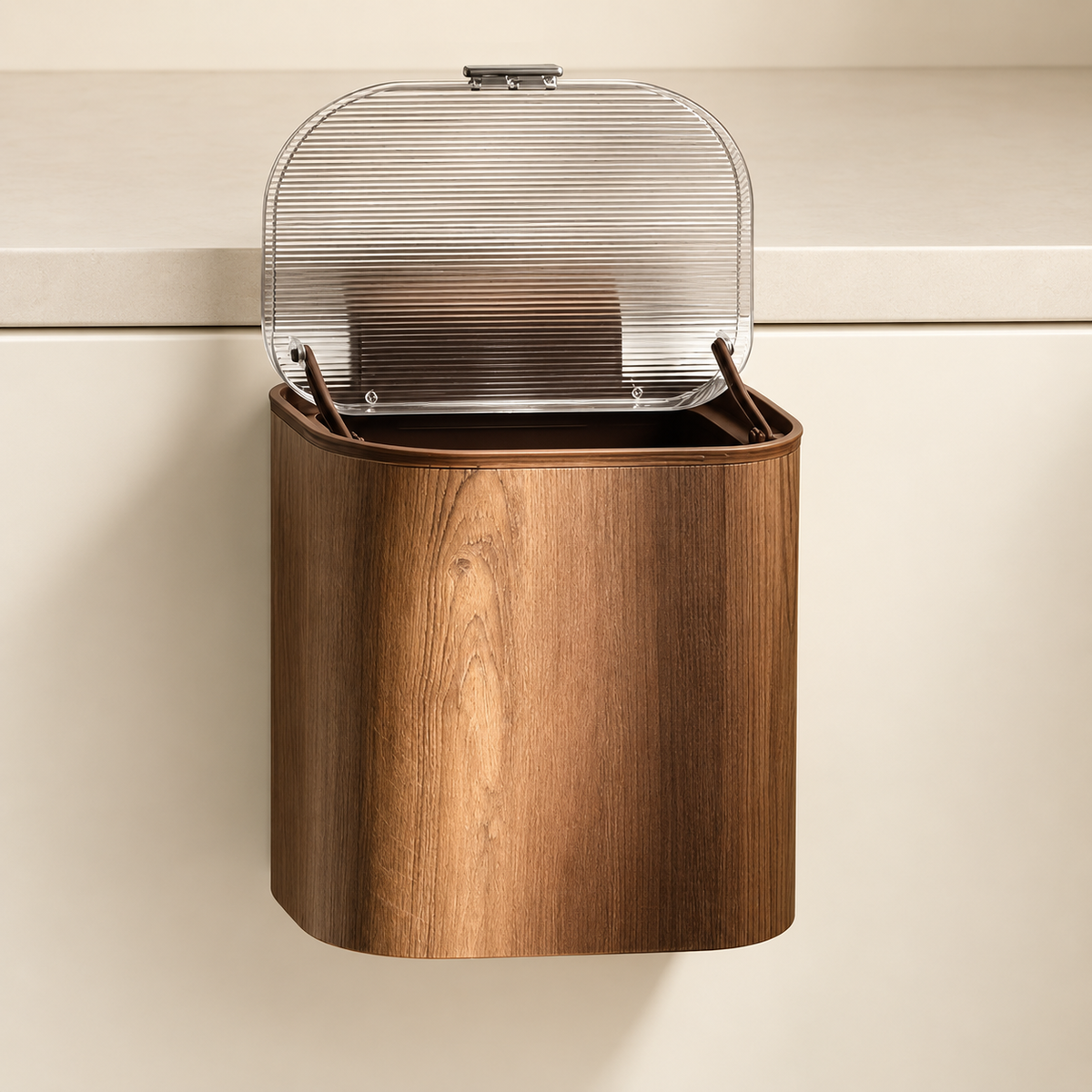 Mere Wood Effect Hanging Food Waste Caddy