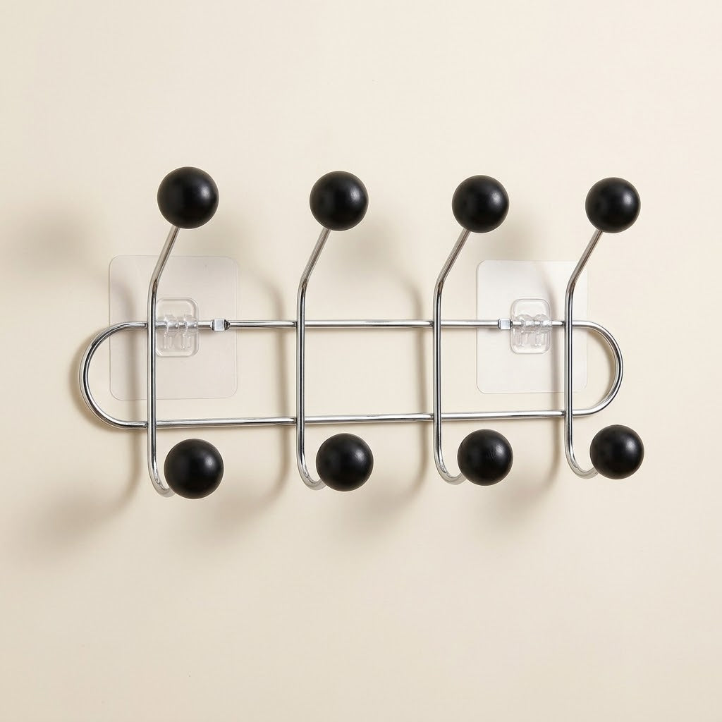 Hoxly Self Adhesive Multi Hook Coat Rack