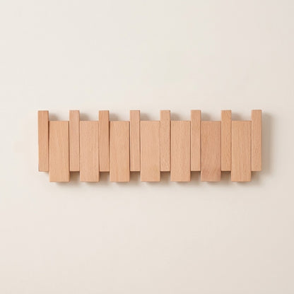 Vornez Solid Wood Flip Down Piano Coat Rack