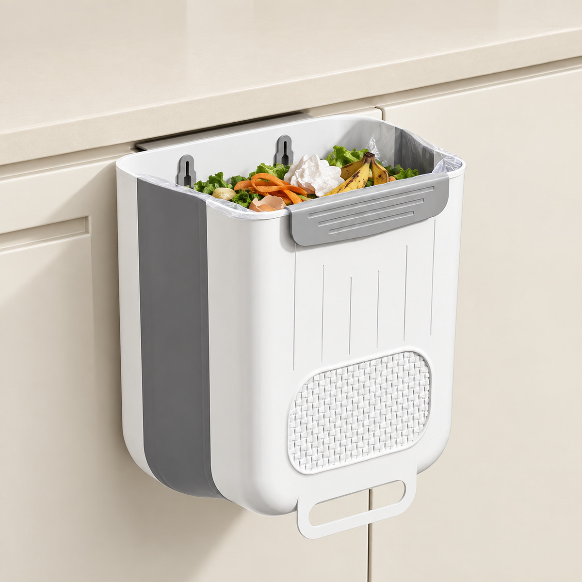 Lymm Collapsible Hanging Food Waste Caddy