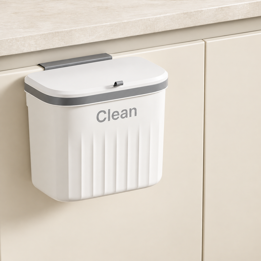 Clun Two-Way Lid Hanging Cupboard Door Bin