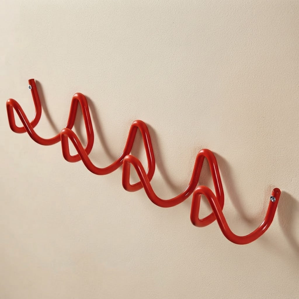 Zenor Metal Modern Wavy Hook Rail